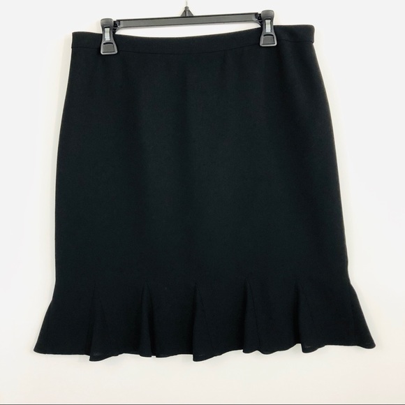 INC International Concepts Dresses & Skirts - INC International Concepts black skirt with ruffle